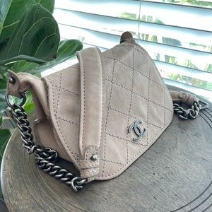 CHANEL Mini Highlander Messenger Bag Authentic